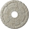 Ekena Millwork Kendall Train Station Medallion (Canopies up to 3 7/8"), 18 1/2"OD x 3 7/8"ID x 1"P, Pot of Cream CM18KDPCC - alternate 1